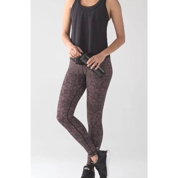 Lululemon Wunder Under Hi-Rise Luxtreme Leggings Formation Quicksand 28" Size 6 - Picture 1 of 9